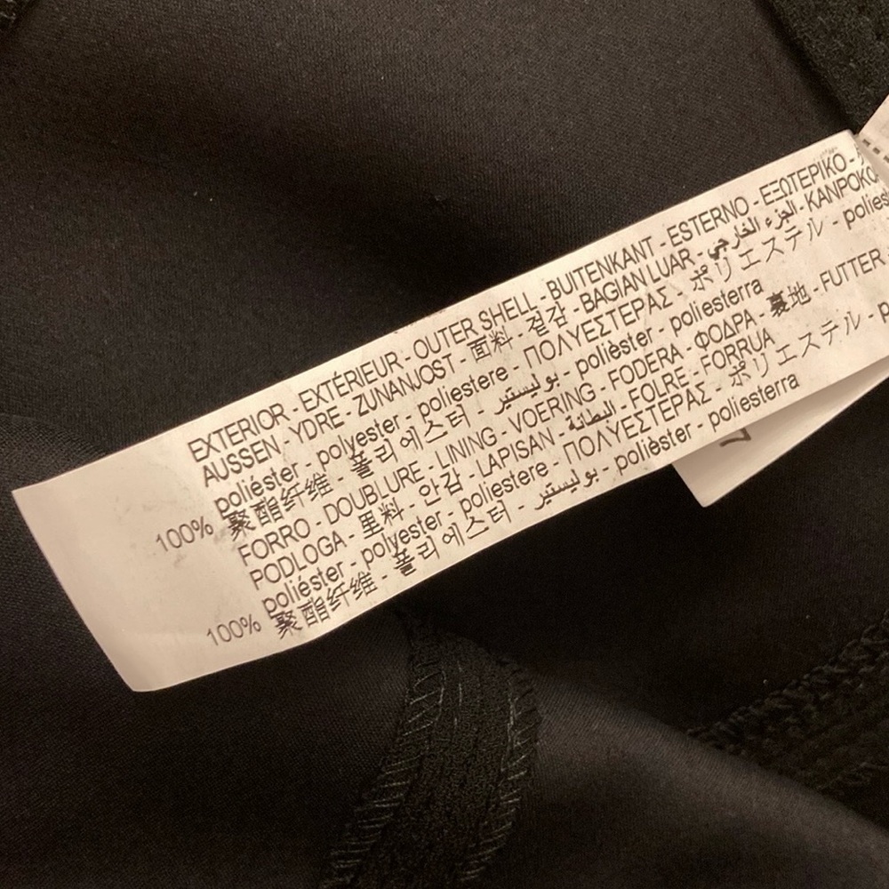 Zara Black Midi Skirt with Front Slits - Picture 7 of 8